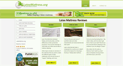 Desktop Screenshot of latexmattress.org