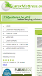 Mobile Screenshot of latexmattress.org